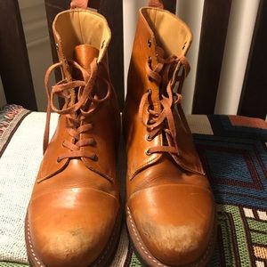 Brown Doc Marten boots men’s 8